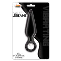Wet Dreams Mini Pleasure Probe Black Silicone Vibrator - Compact and Discreet