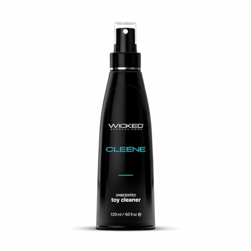 Wicked Sensual Care Wicked Cleener Toy Cleaner – 4 oz Spray, Fragrance Free & Paraben Free