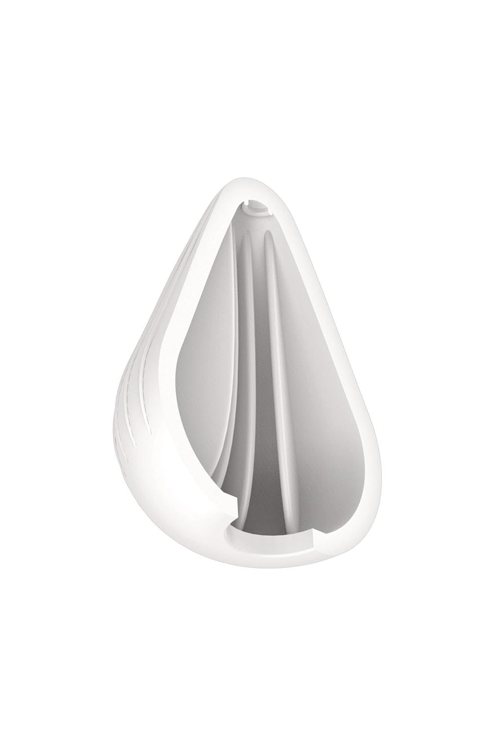 Zero Tolerance Krakatoa Stroker - White, Submersible Male Masturbator with Red Accents
