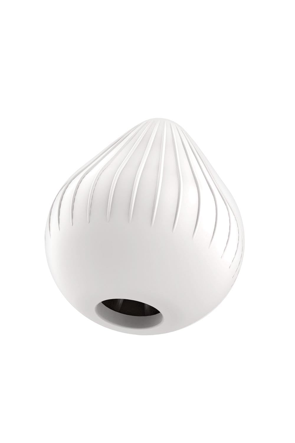 Zero Tolerance Krakatoa Stroker - White, Submersible Male Masturbator with Red Accents