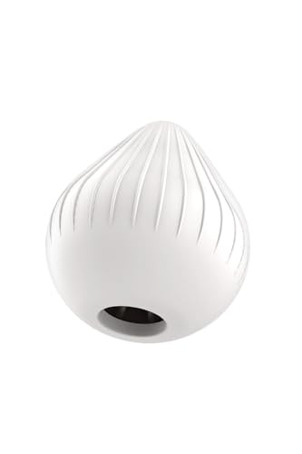 Zero Tolerance Krakatoa Stroker - White, Submersible Male Masturbator with Red Accents