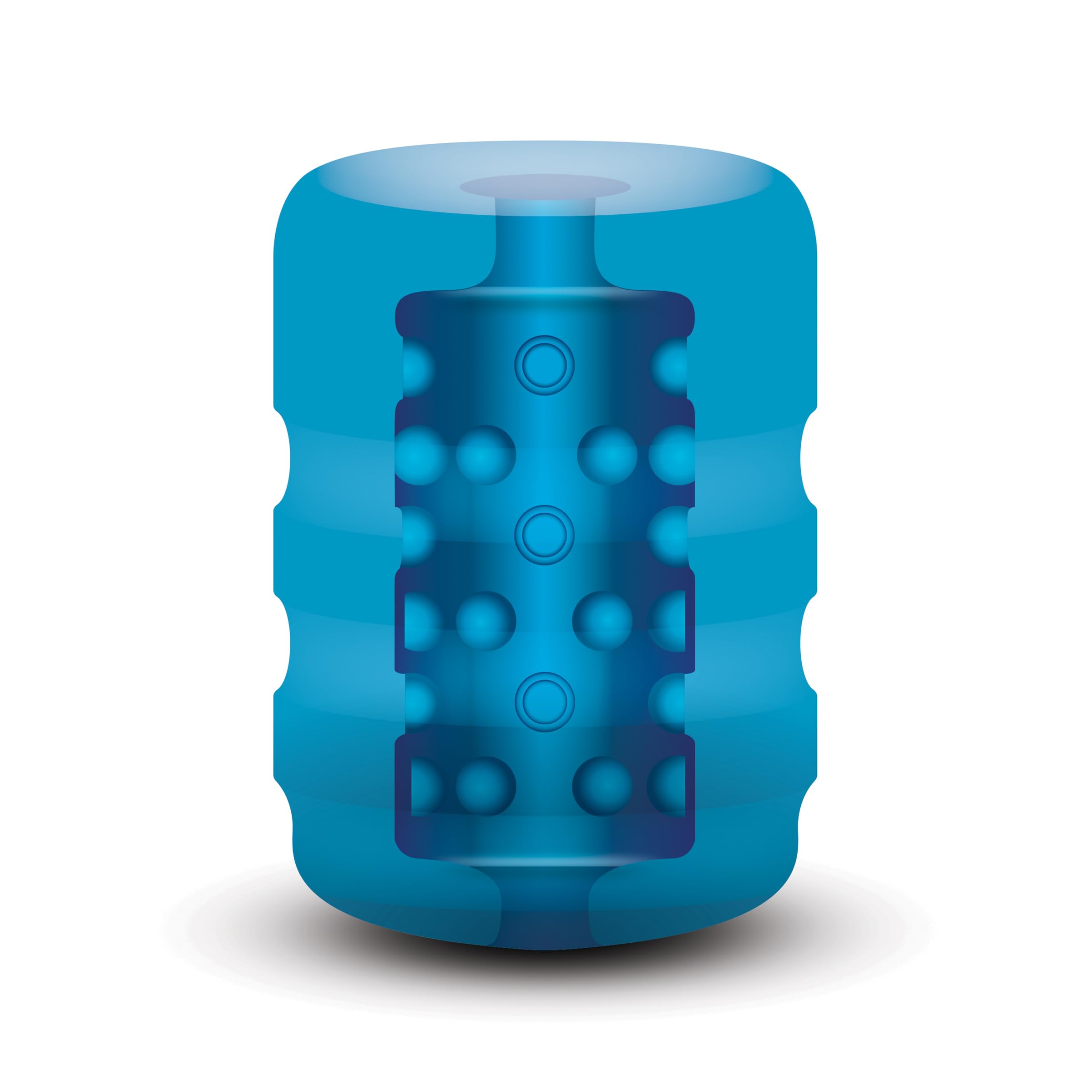 ZOLO Backdoor Pocket Stroker – Compact TPE Male Masturbator with Textured Internal Sleeve